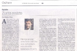 Zurita resiste