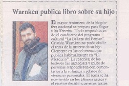 Warnken publica libro sobre su hijo