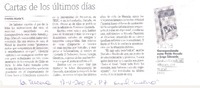 Cartas de los últimos días