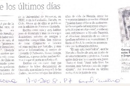 Cartas de los últimos días