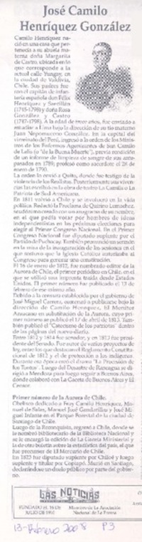 José Camilo Henríquez González