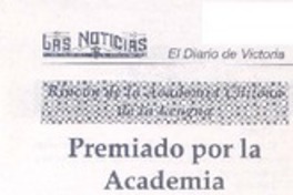 Premiado por la Academia