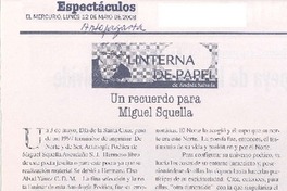 Un recuerdo para Miguel Squella