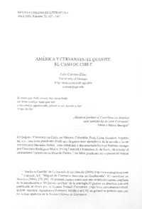 América y Cervantes