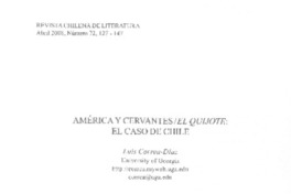 América y Cervantes