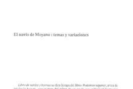 El navío de Moyano: temas y variaciones