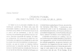 Orhan Pamuk, Premio Nobel de Literatura 2006