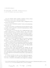 Enrique Volpe, adiós poeta