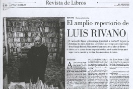 El amplio repertorio de Luis Rivano (entrevista)