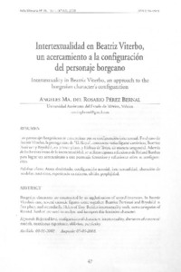 Intertextualidad de Beatriz Viterbo