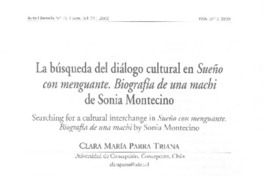 La búsqueda del diálogo cultural en Sueño con menguante