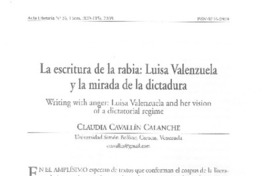 La escritura de la rabia