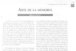 Arte de la memoria