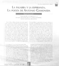 La palabra y la esperanza
