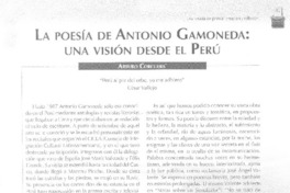 La poesía de Antonio Gamoneda