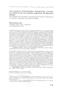 Los viajeros intelectuales