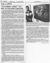 "Los árboles azules", una obra de Fernando Emmerich