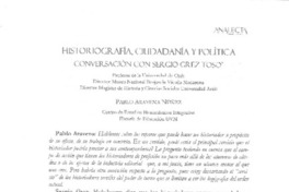 Historiografía, ciudadanía y política (entrevista)