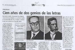 Cien años de dos genios de las letras