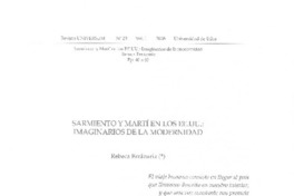 Sarmiento y Martí en los EE.UU.