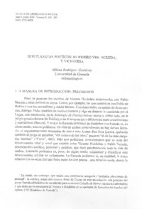 Dos planetas poéticos