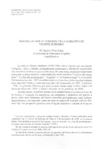 Parodia, humor (y humores) en la narrativa de Vicente huidobro