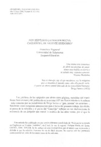 Non serviam o la imagen nueva