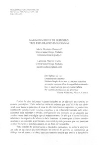 Narrativa breve de Huidobro