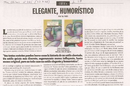 Elegante, humorístico