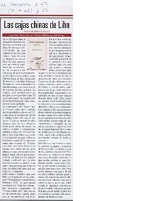 Las cajas chinas de Lihn