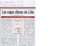 Las cajas chinas de Lihn