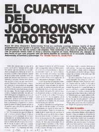 El cuartel del Jodorowsky tarotista