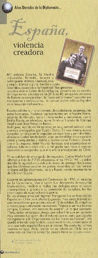 España, violencia creadora