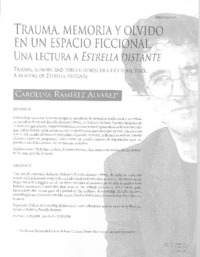 Trauma, memoria y olvido en un tema ficcional