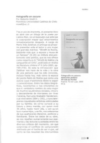 Fotografía en oscuro