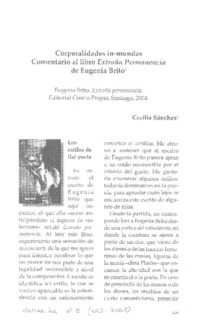 Corporalidades in-mundas