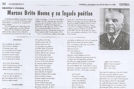 Marcos Brito Novoa y su legado poético