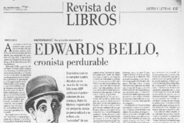 Edwards Bello, cronista perdurable