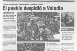 El pueblo despidió a Volodia