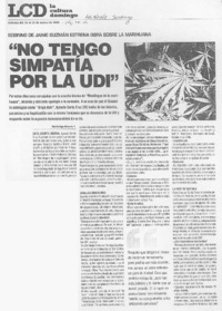 "No tengo simpatía por la UDI" (entrevistas)