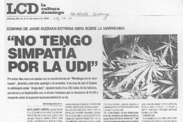 "No tengo simpatía por la UDI" (entrevistas)