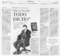 Aún no ha sido todo dicho