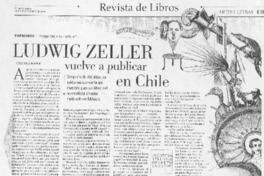 Ludwig Zeller vuelve a publicar en Chile (entrevista)