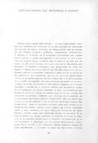 Los fantasmas que perturban a Sábato