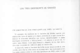Las tres obsesiones de Sábato