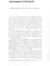 Pablo Neruda, poeta chileno universal