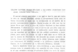 Manuel Machado y los poetas simbolistas franceses