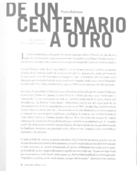 De un centenario a otro