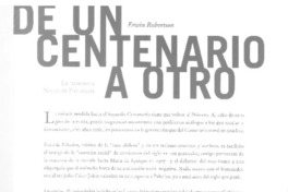 De un centenario a otro