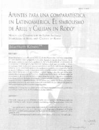 Apuntes para una comparatística en Latinoamérica